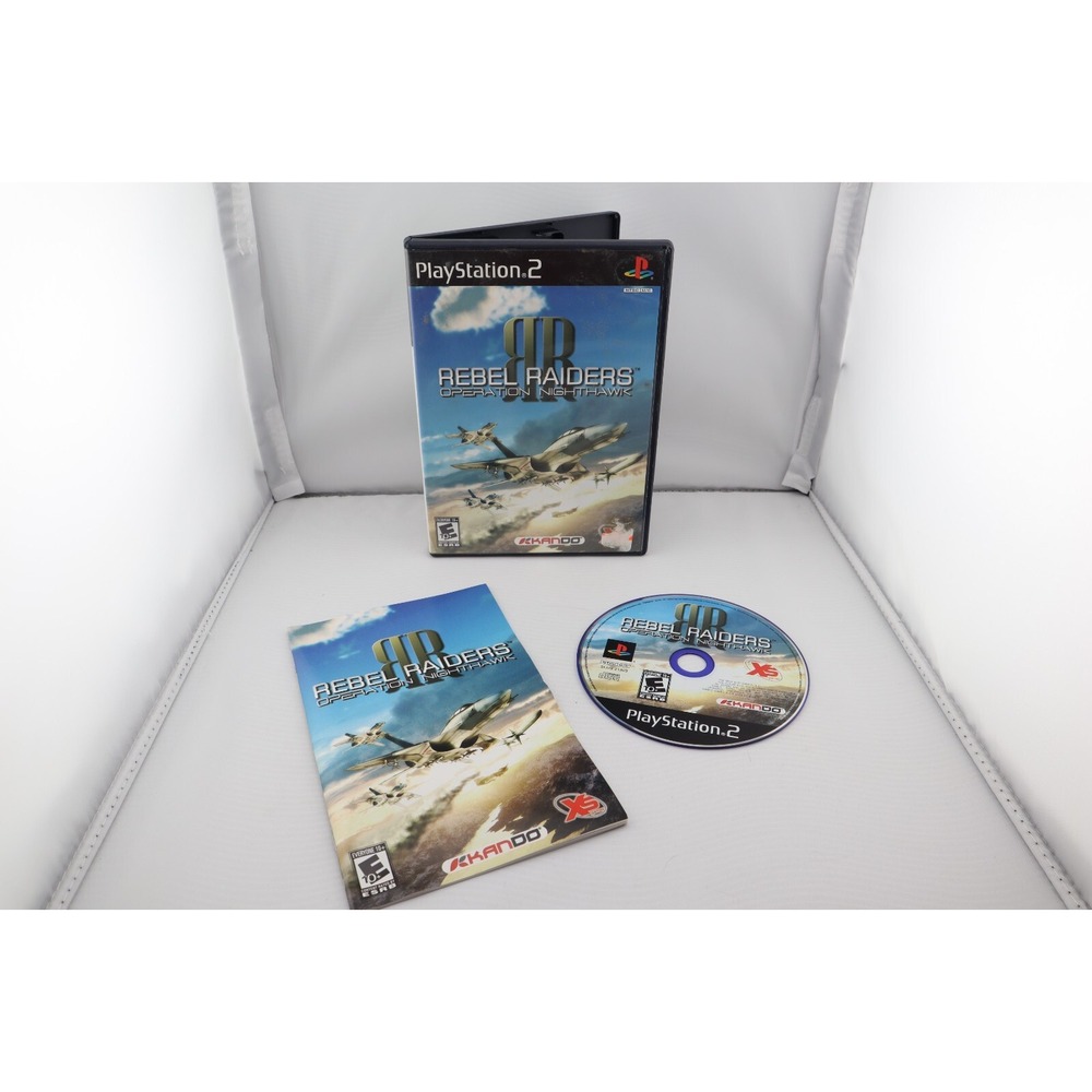 Rebel Raiders Operation Nighthawk Sony PlayStation 2 PS2 2006 CIB Complete Teste